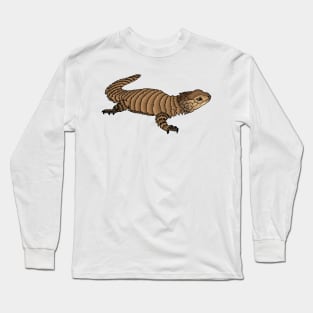 Armadillo girdled lizard cartoon illustration Long Sleeve T-Shirt